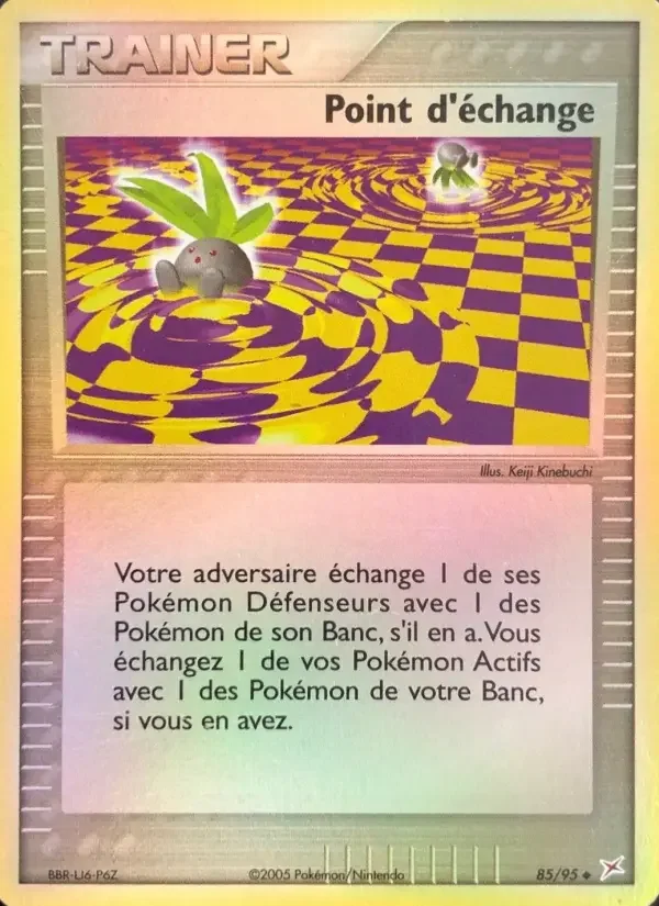 Carte Pokémon Point d'échange — Team Magma vs Team Aqua