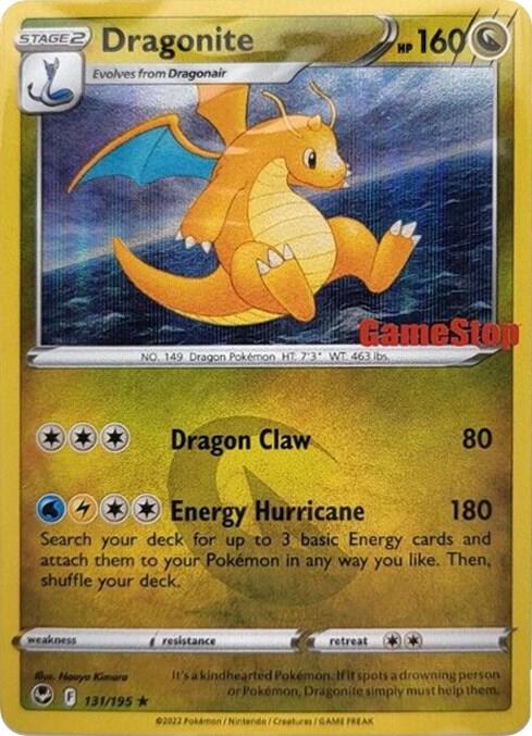 Carte Pokémon Dracolosse — Tempête Argentée