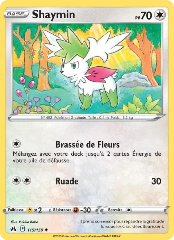 Carte Pokémon Shaymin — Zénith Suprême