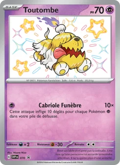 Carte Pokémon Toutombe — Promos Écarlate et Violet