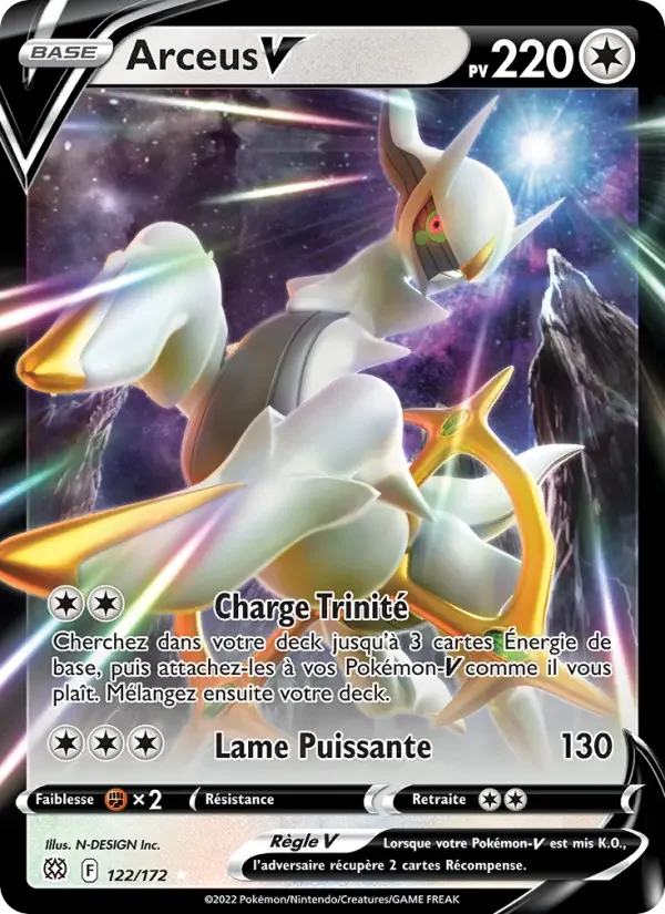 Carte Arceus V