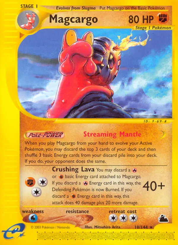 Carte Pokémon Volcaropod — Skyridge