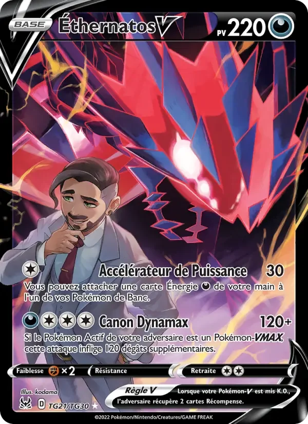 Carte Pokémon Éthernatos V — Origine Perdue