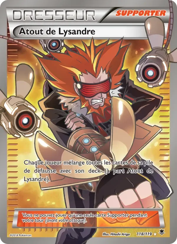 Carte Pokémon Atout de Lysandre — Vigueur Spectrale