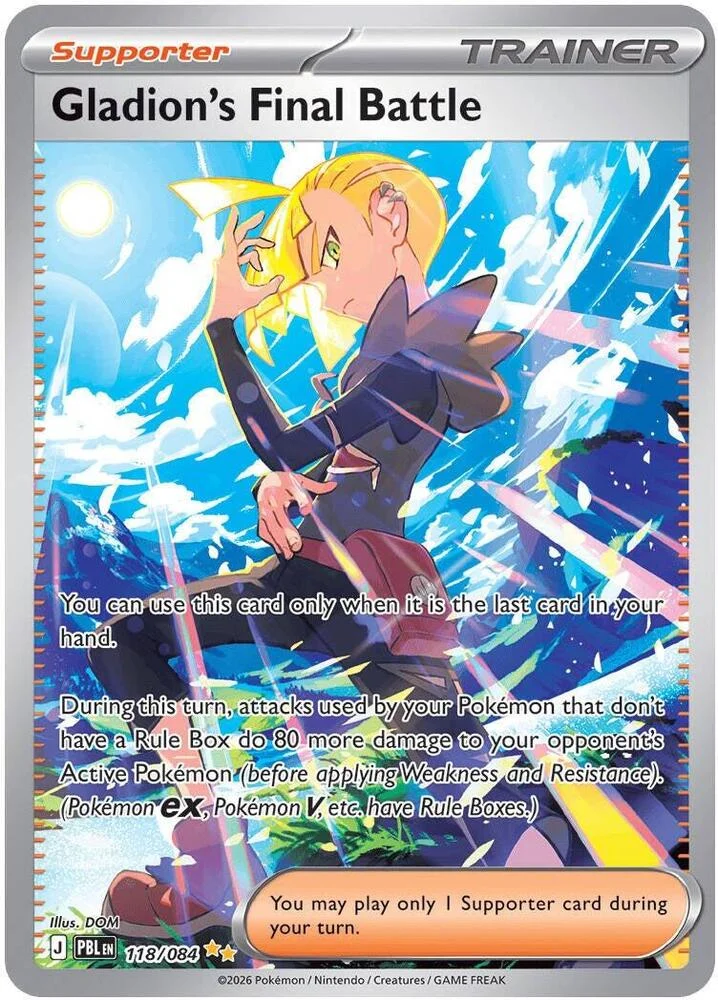 Carte Pokémon Gladion's Final Battle — Nuit Noire