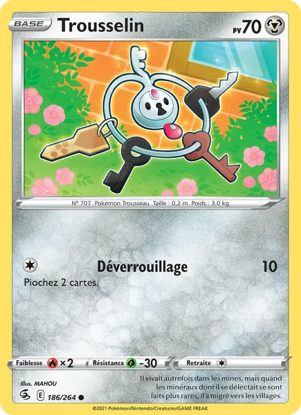 Carte Pokémon Trousselin — Poing de Fusion