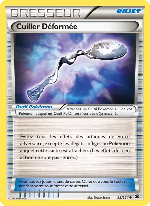 Carte Cuiller Déformée