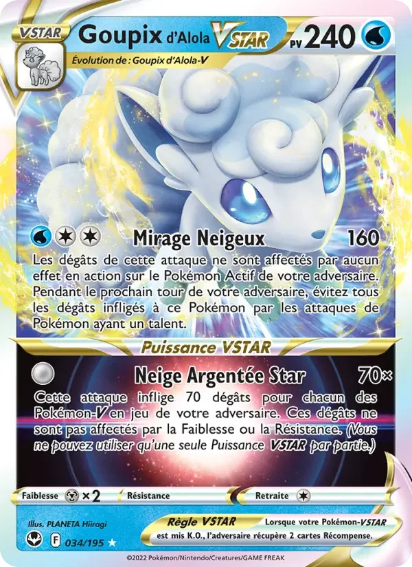 Carte Goupix d'Alola VSTAR