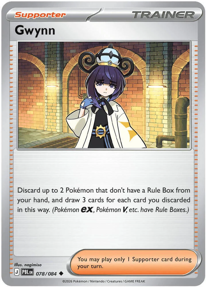 Carte Pokémon Gwynn — Nuit Noire
