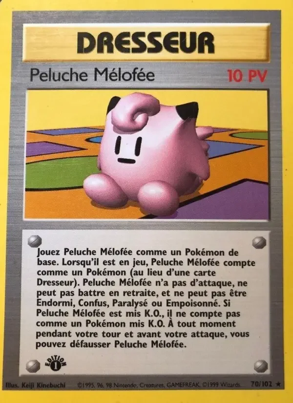 Carte Peluche Mélofée