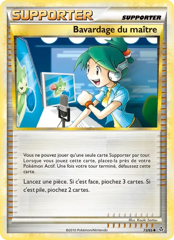Carte Pokémon Bavardage du maître — Déchaînement
