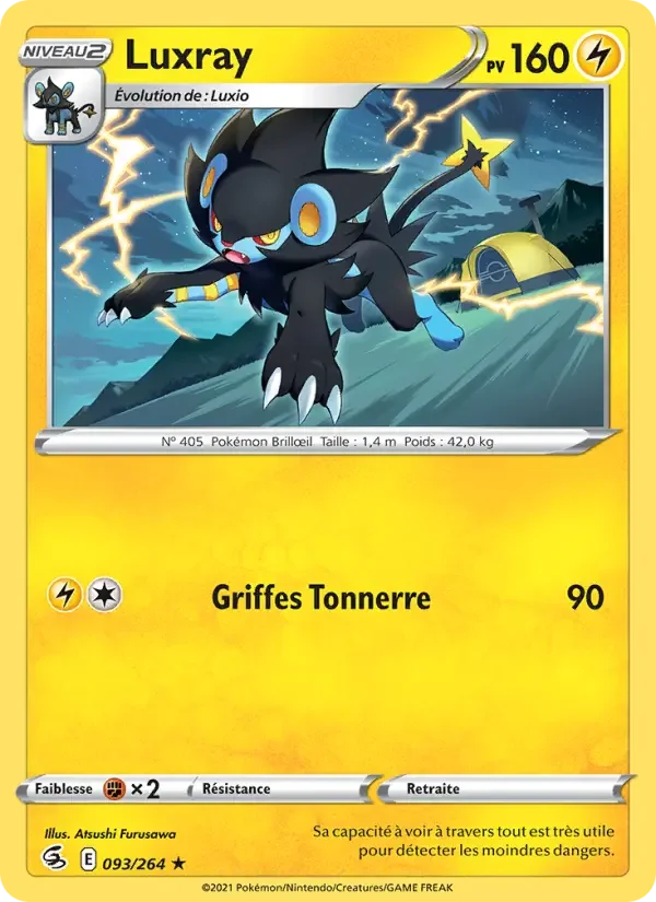 Carte Pokémon Luxray — Poing de Fusion