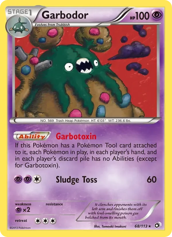 Carte Garbodor