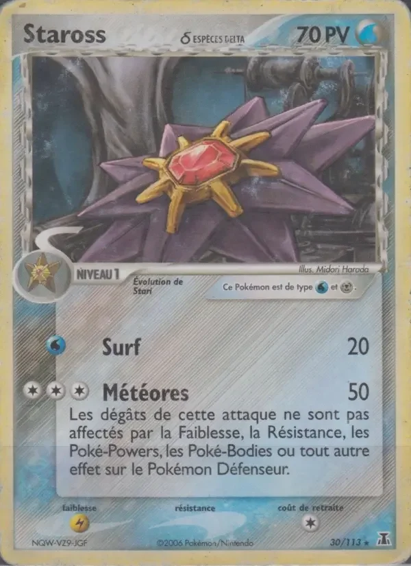 Carte Staross δ