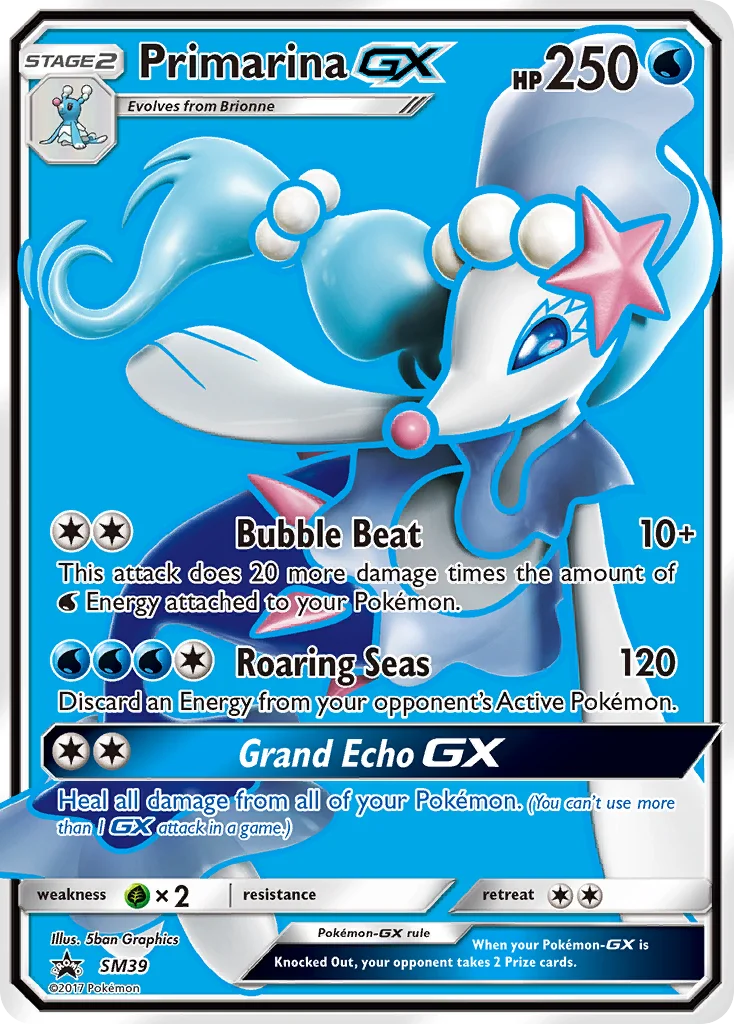 Carte Pokémon Oratoria GX — Promos Soleil et Lune