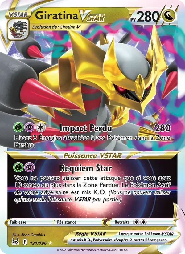 Carte Pokémon Giratina VSTAR — Origine Perdue