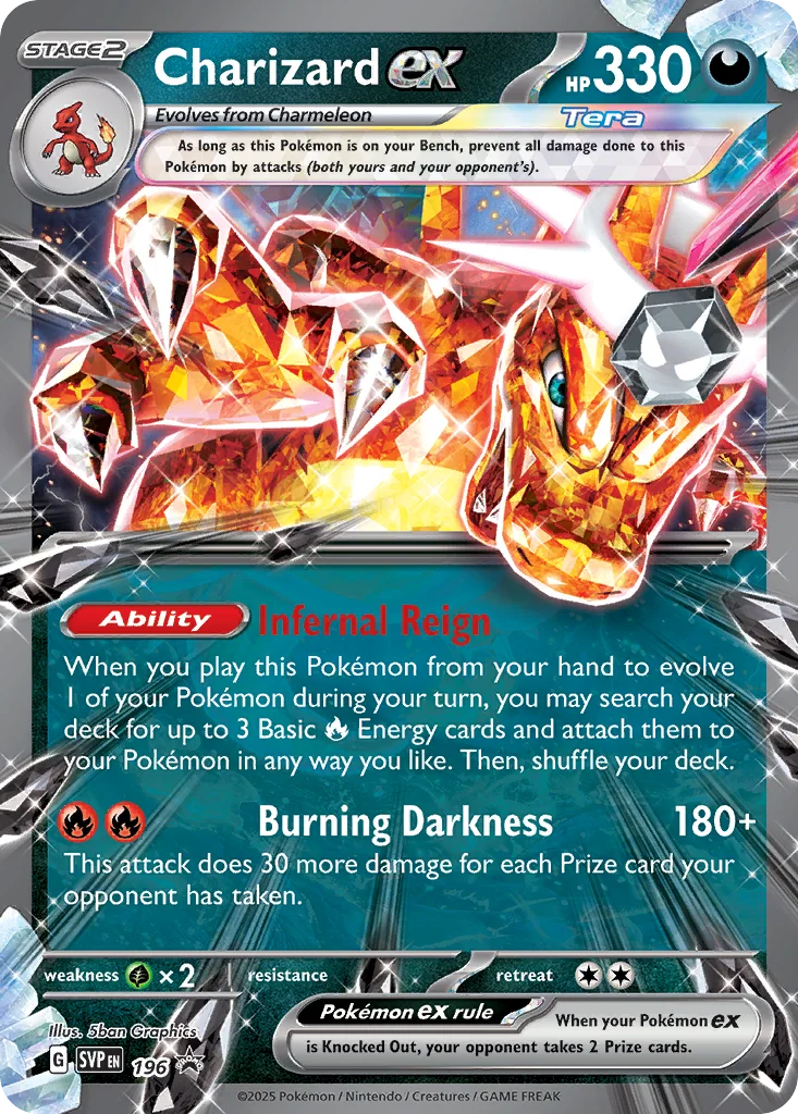 Carte Pokémon Dracaufeu-ex — Promos Écarlate et Violet