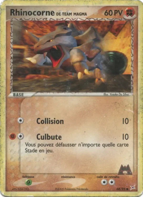 Carte Pokémon Rhinocorne de Team Magma — Team Magma vs Team Aqua