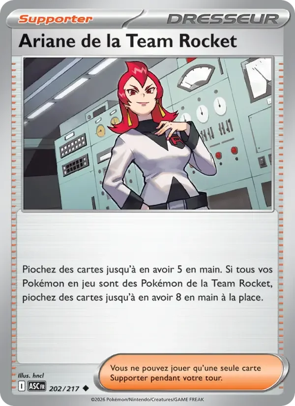 Carte Ariane de la Team Rocket