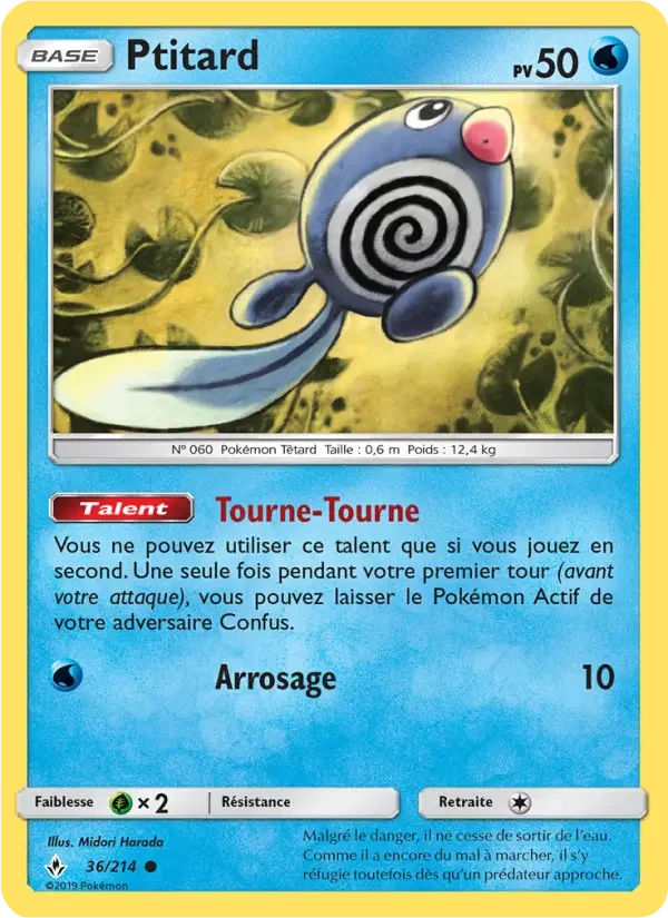 Carte Pokémon Ptitard — Alliance Infaillible