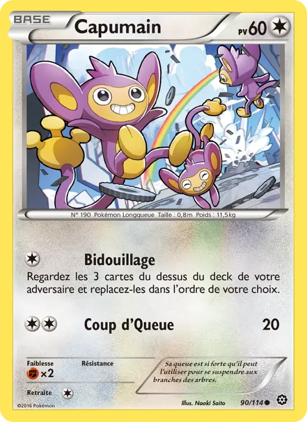 Carte Pokémon Capumain — Offensive Vapeur
