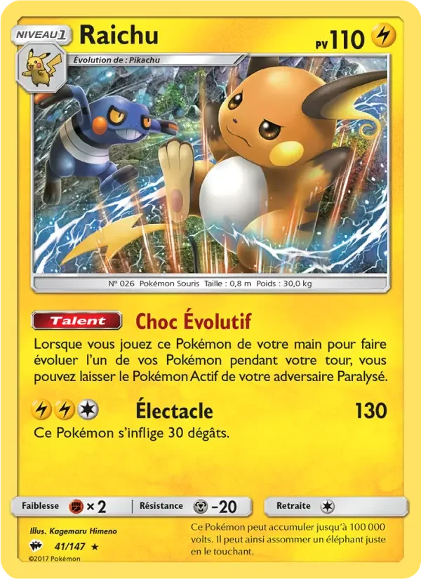 Carte Raichu