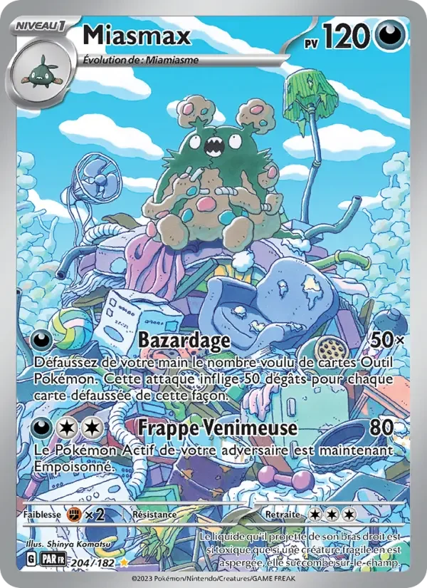 Carte Pokémon Miasmax — Faille Paradoxe