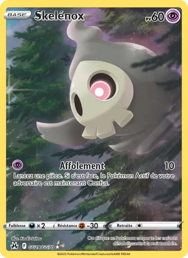 Carte Pokémon Skelénox — Zénith Suprême