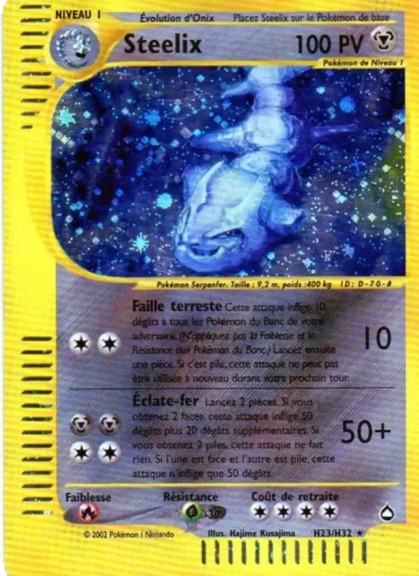 Carte Pokémon Steelix — Aquapolis
