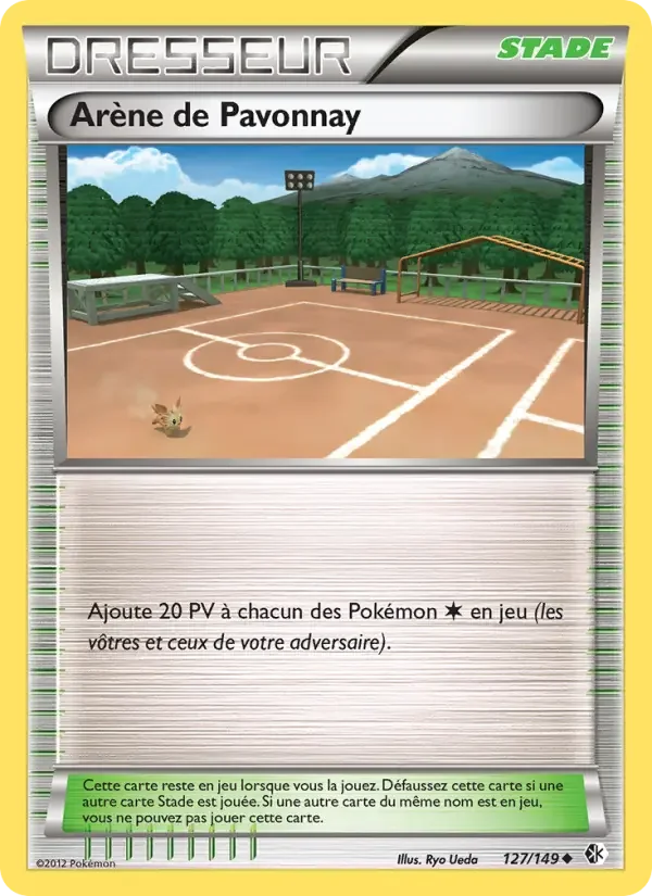 Carte Pokémon Arène de Pavonnay — Frontières Franchies