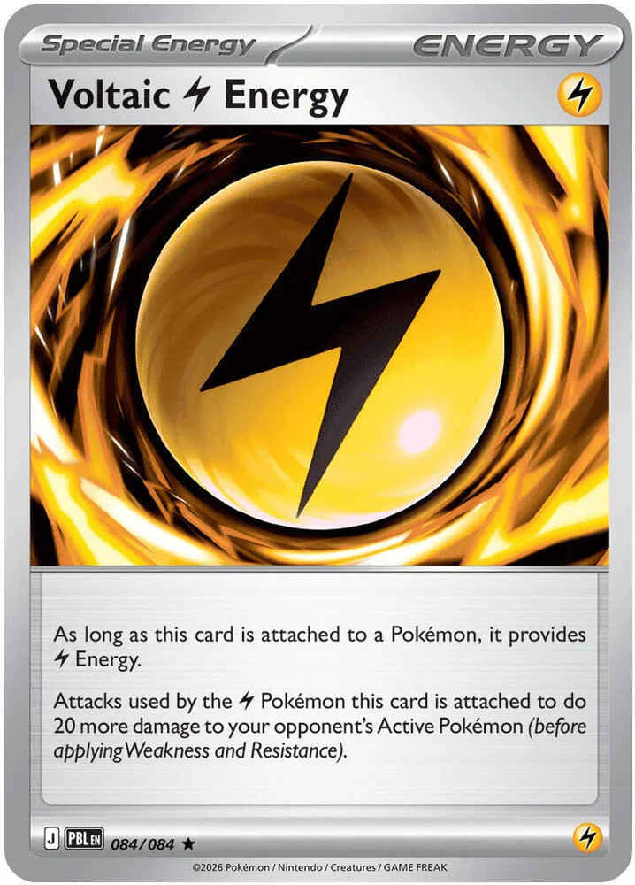 Carte Pokémon Voltaic Lightning Energy — Nuit Noire