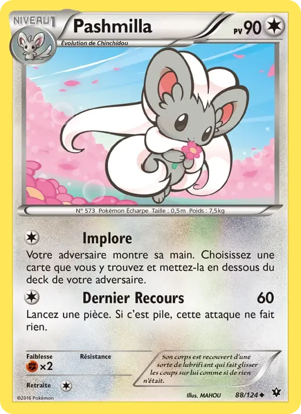 Carte Pokémon Pashmilla — Impact des Destins