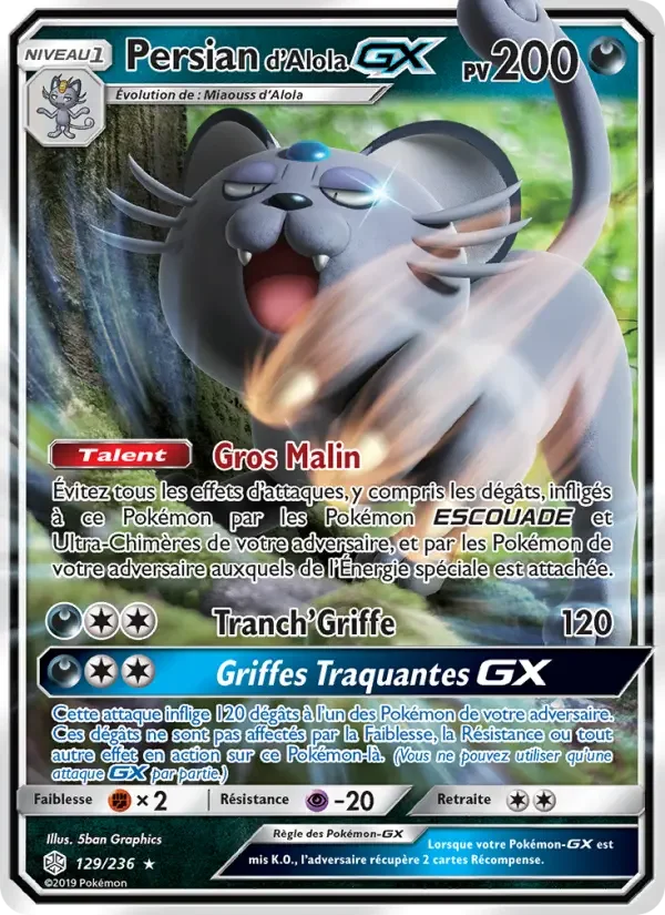 Carte Persian d’Alola GX