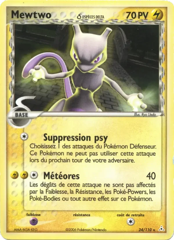 Carte Mewtwo δ