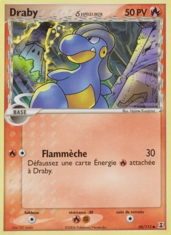 Carte Draby δ