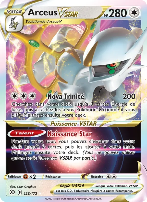 Carte Arceus VSTAR