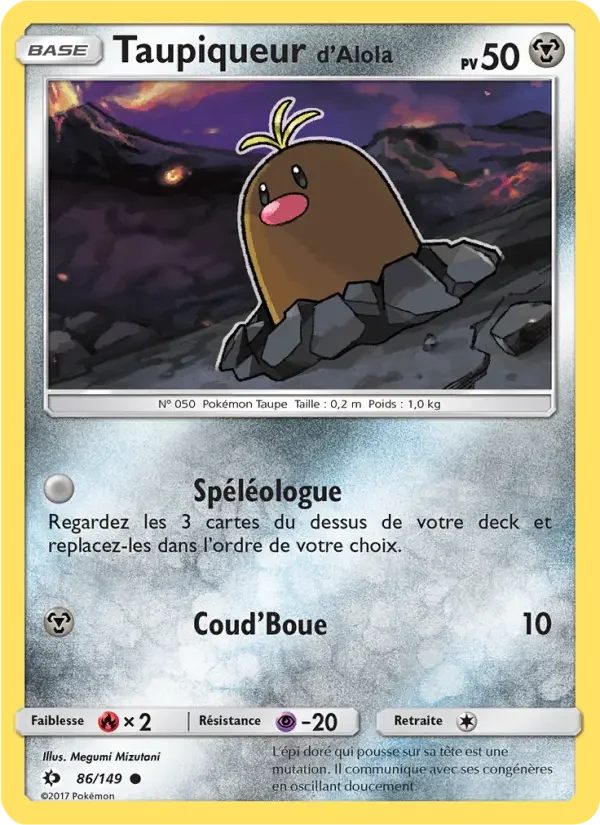 Carte Taupiqueur d’Alola