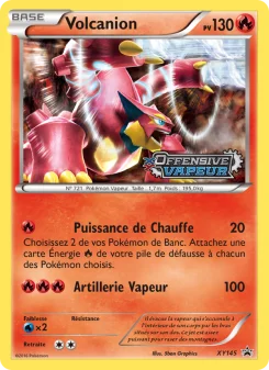Carte Pokémon Volcanion — Promos X&Y