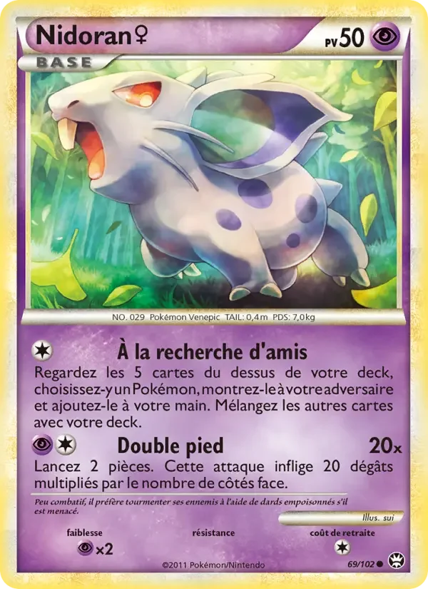 Carte Nidoran♀