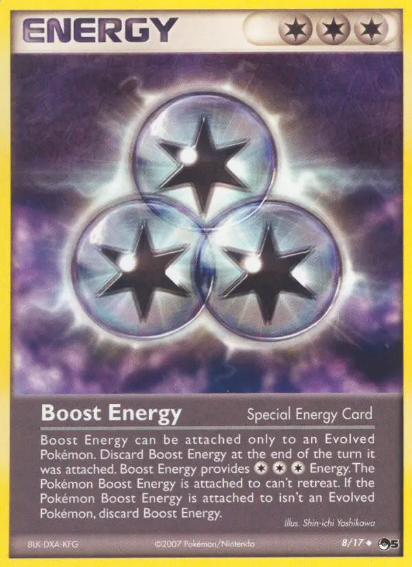 Carte Boost Energy