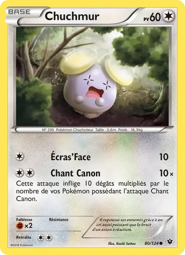 Carte Pokémon Chuchmur — Impact des Destins