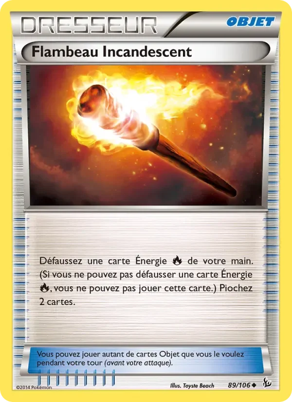 Carte Flambeau Incandescent