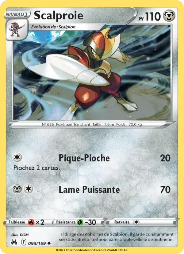 Carte Pokémon Scalproie — Zénith Suprême