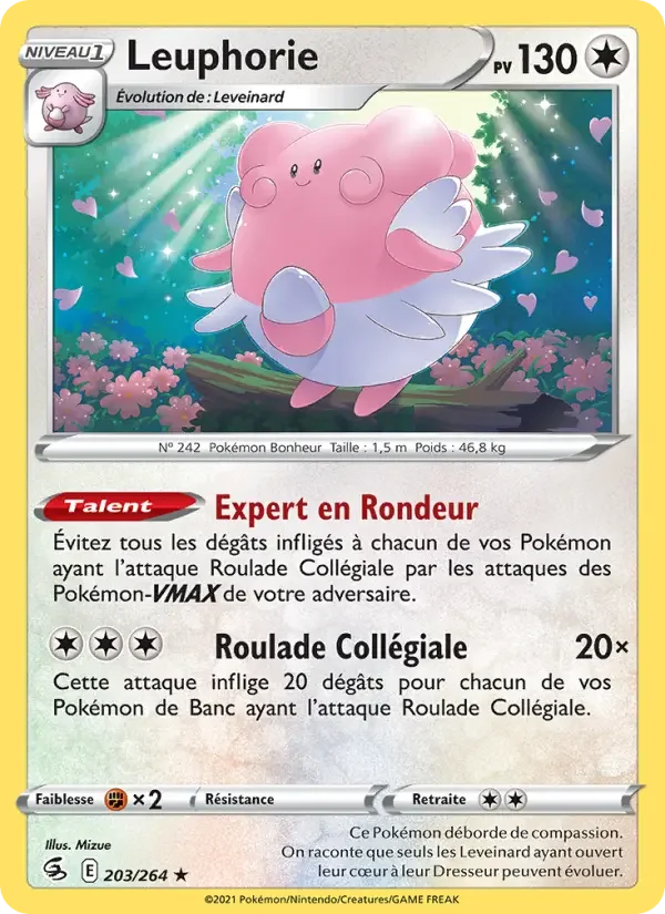 Carte Pokémon Leuphorie — Poing de Fusion