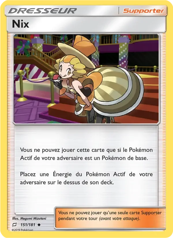 Carte Pokémon Nix — Duo de Choc