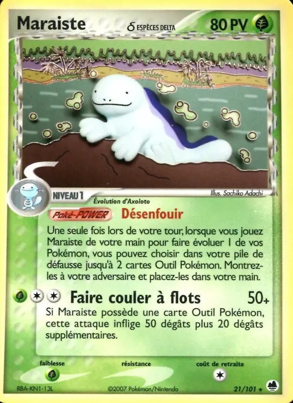 Carte Maraiste δ