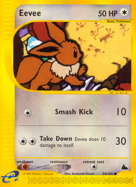 Carte Pokémon Évoli — Skyridge