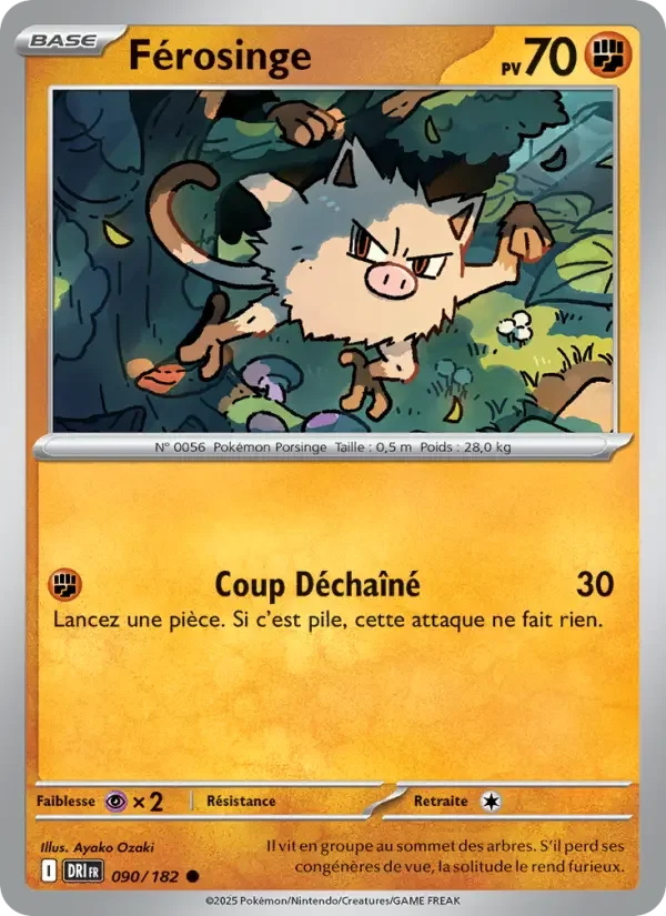 Carte Pokémon Férosinge — Rivalités Destinées