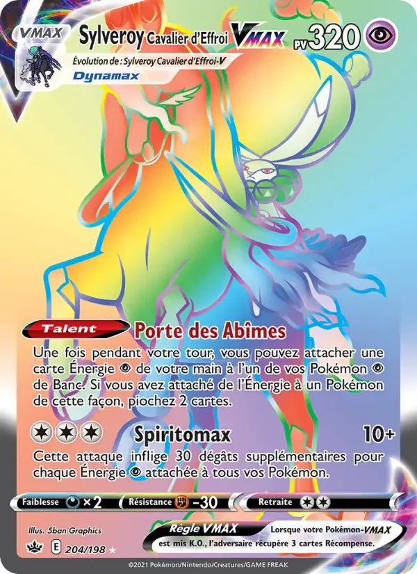Carte Sylveroy Cavalier d'Effroi VMAX