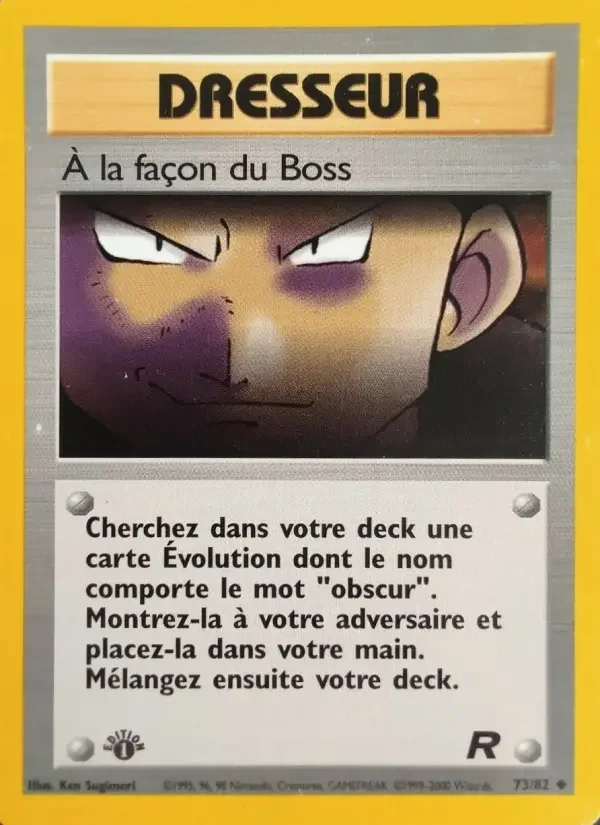 Carte À la façon du Boss